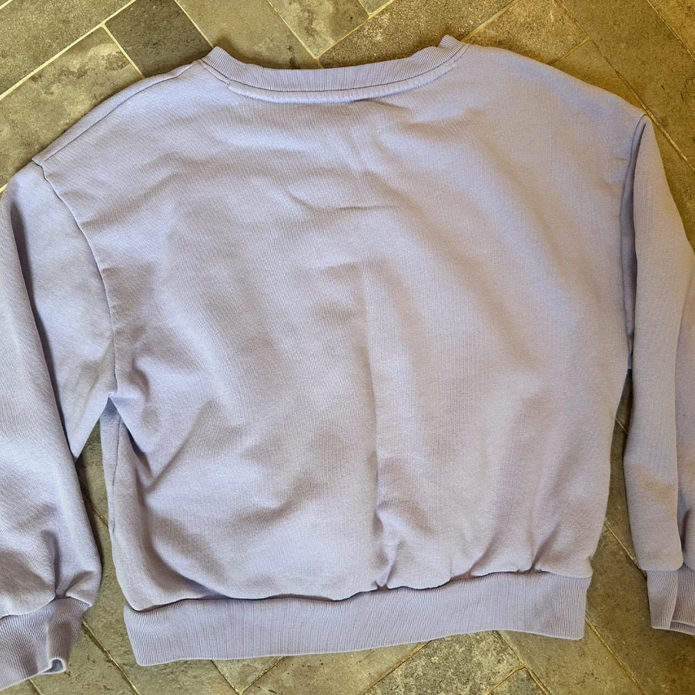 GAP Kids Pullover Sweatshirt Purple Size L (10) - Picture 3 of 7